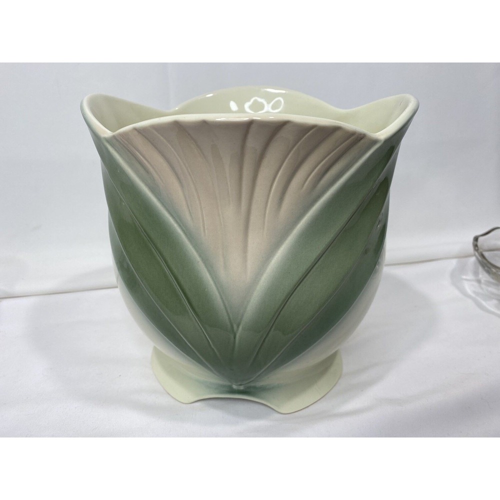 Vintage Lotus Vase 1982 England Art Deco Retro Collectible Home Decor